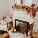 fall fireplace decoration in Chesterfield VA